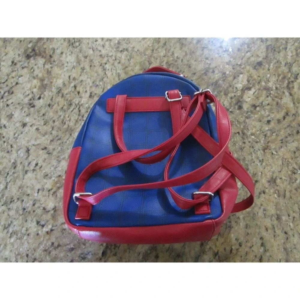 Loungefly‎ Dragon Ball Z Backpack Blue Red Leather Anime